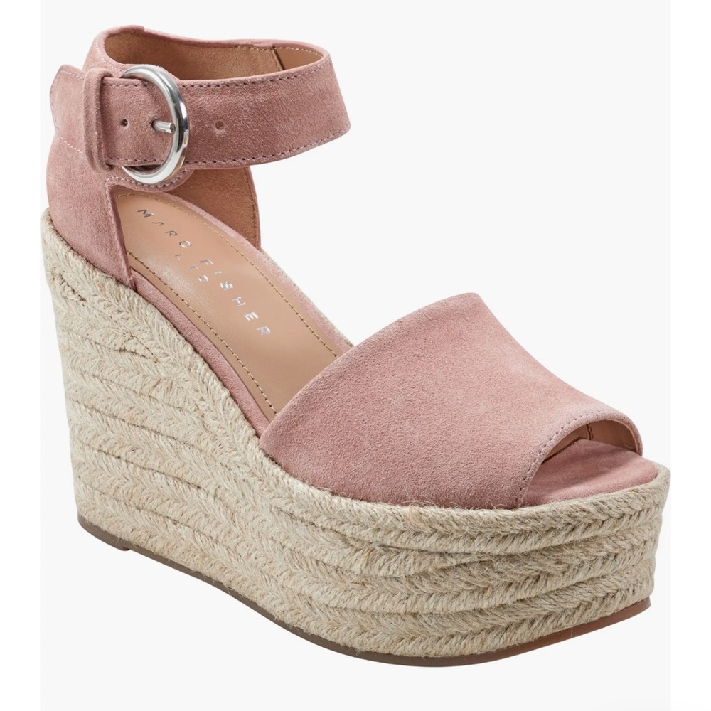 Women's Pink Wedge Sandals
